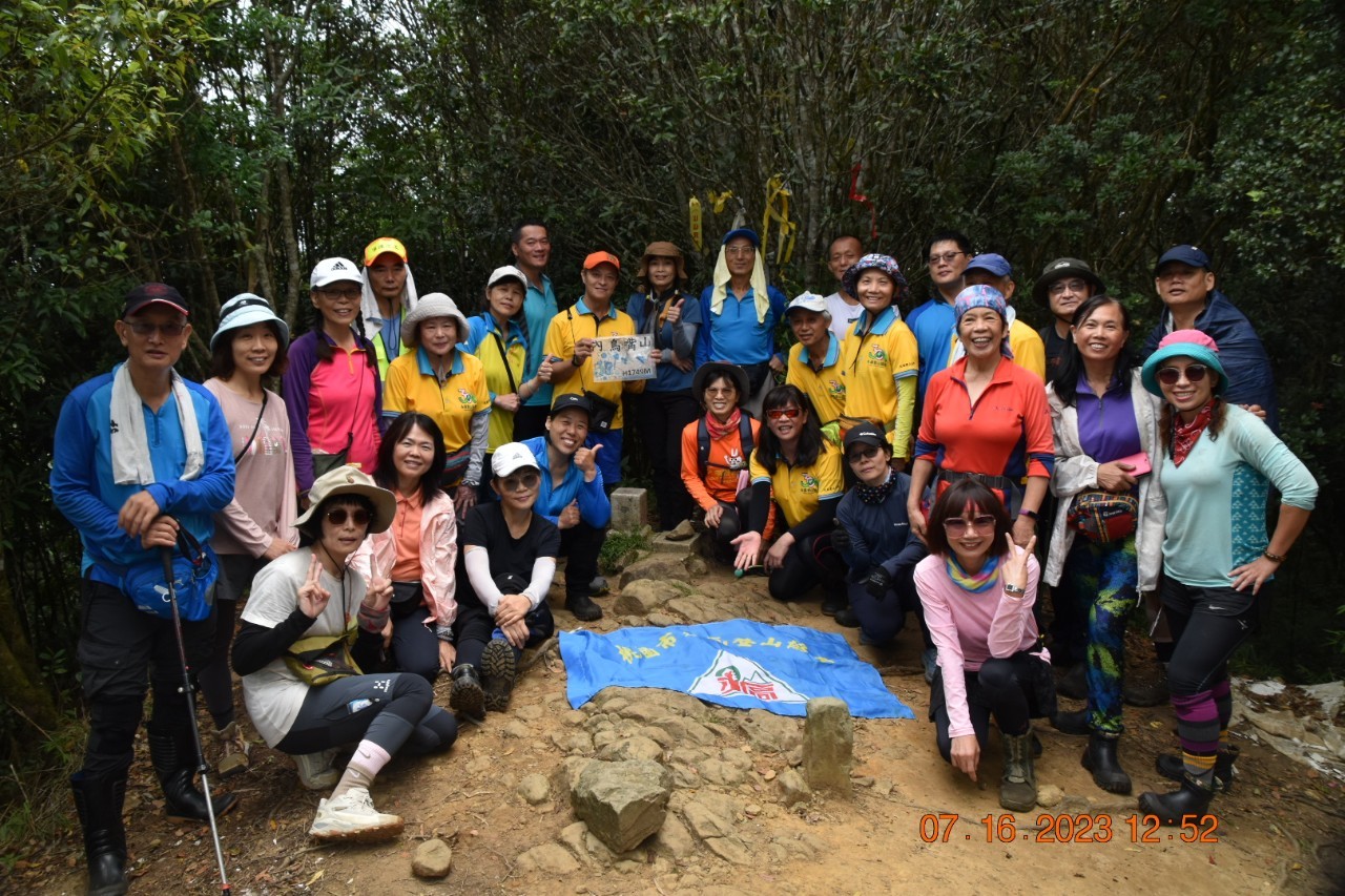 2023/7/16八五山古道，上內鳥嘴山，下北德拉曼縱走